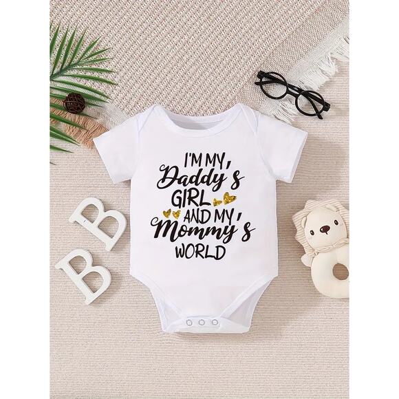 Carter's Bodysuits (3) for crafting and home use. Short Sleeve. Size 0 - 3 m - Picture 3 of 6